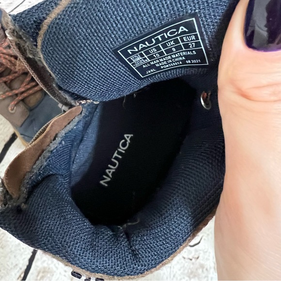 Nautica Kids Chukka Boot Lace-Up and Zipper Bootie size 10toddler - Picture 9 of 9